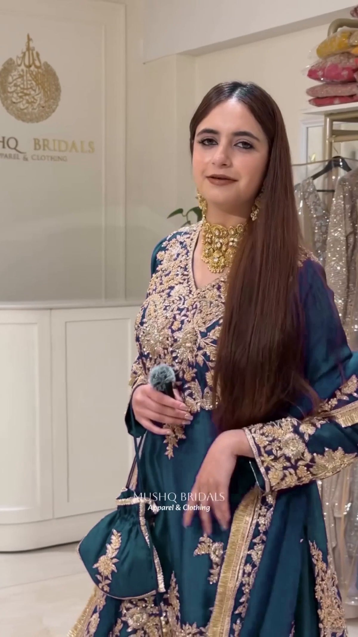 Premium Pakistani Embroidered Sharara Suit - 3 Piece Set