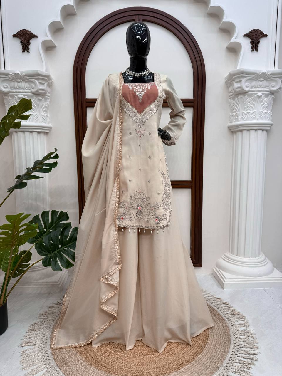 Premium Simmer Fabric Pakistani Suit Party Wear Salwar Kameez