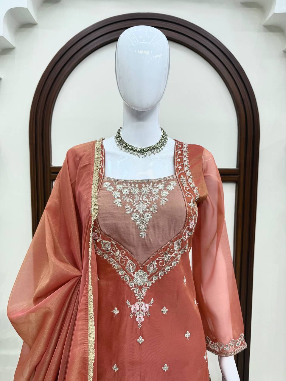 Premium Simmer Fabric Pakistani Suit Party Wear Salwar Kameez