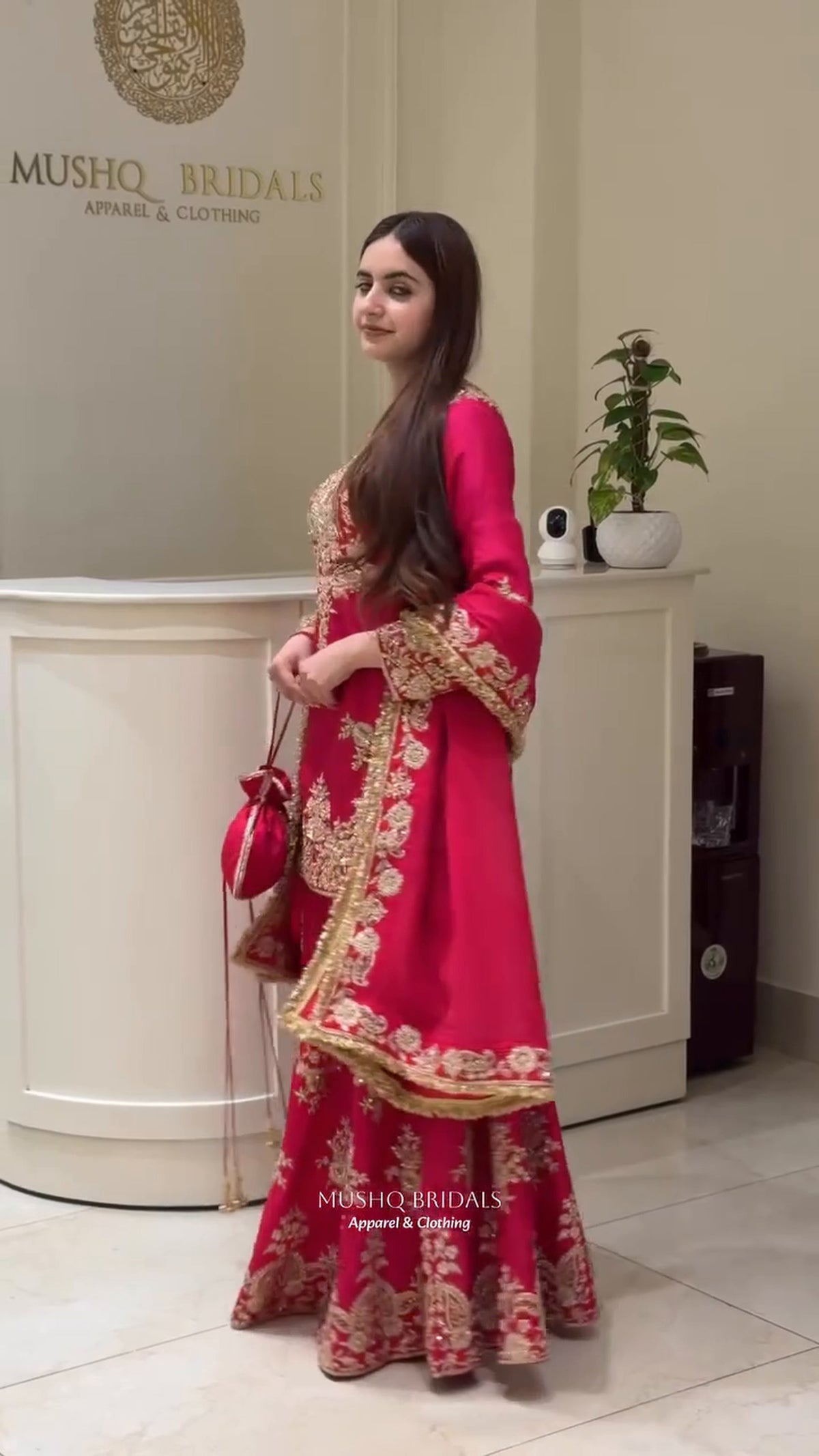 Premium Pakistani Embroidered Sharara Suit - 3 Piece Set