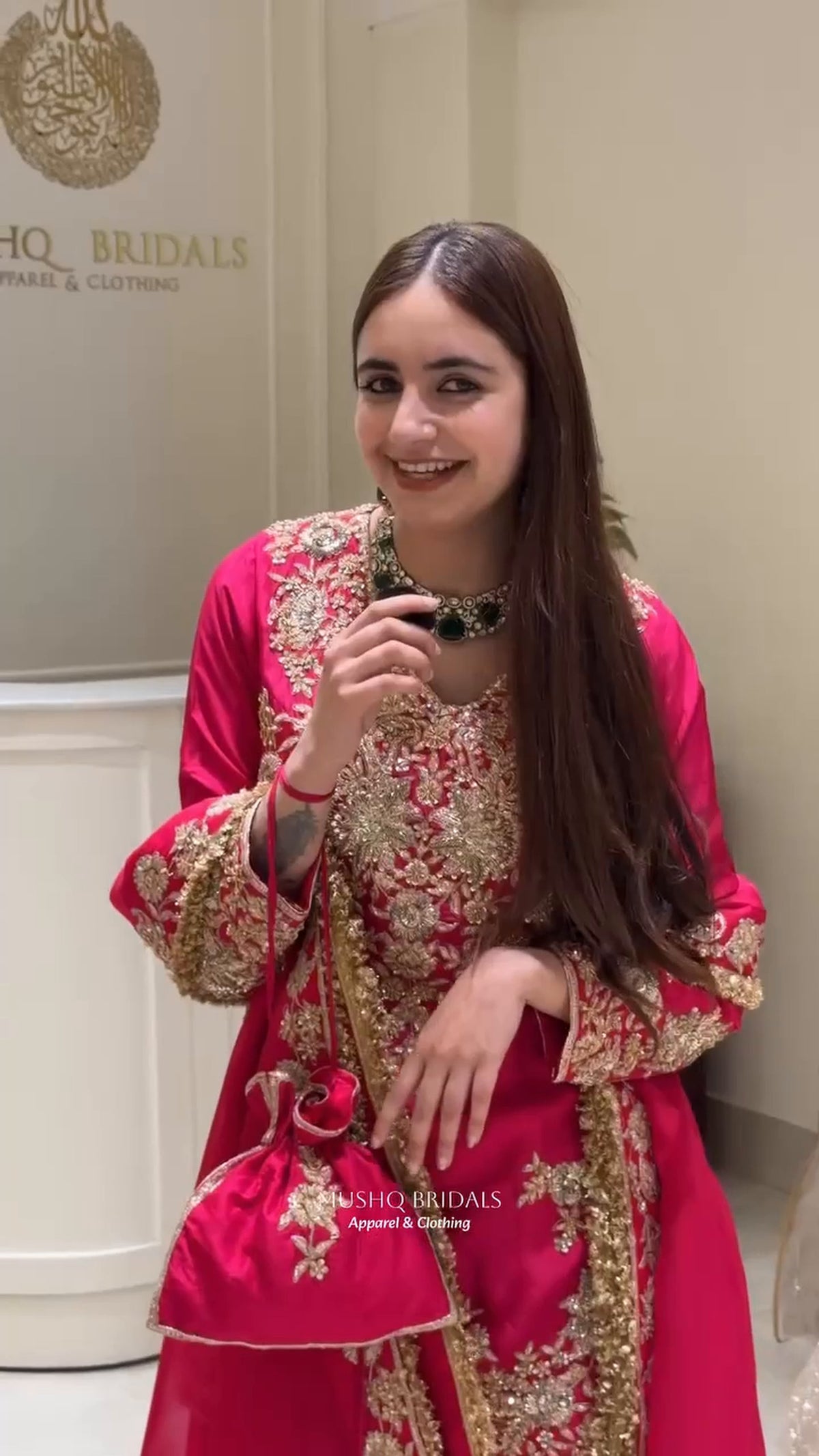 Premium Pakistani Embroidered Sharara Suit - 3 Piece Set