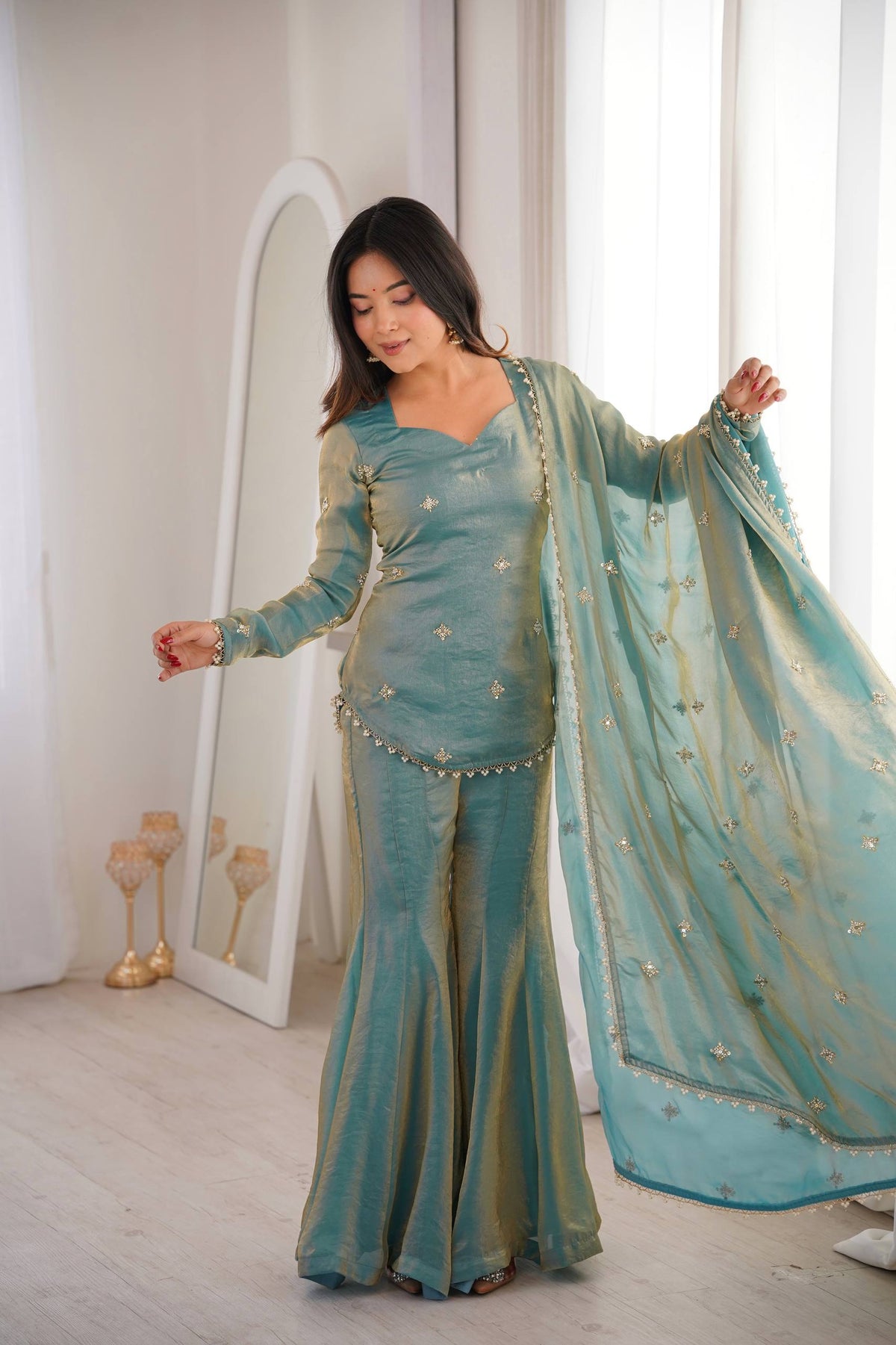 Elzora Flair Sharara Set