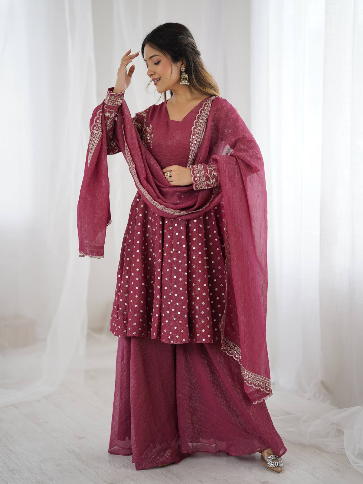 Navira Shine Sharara Set