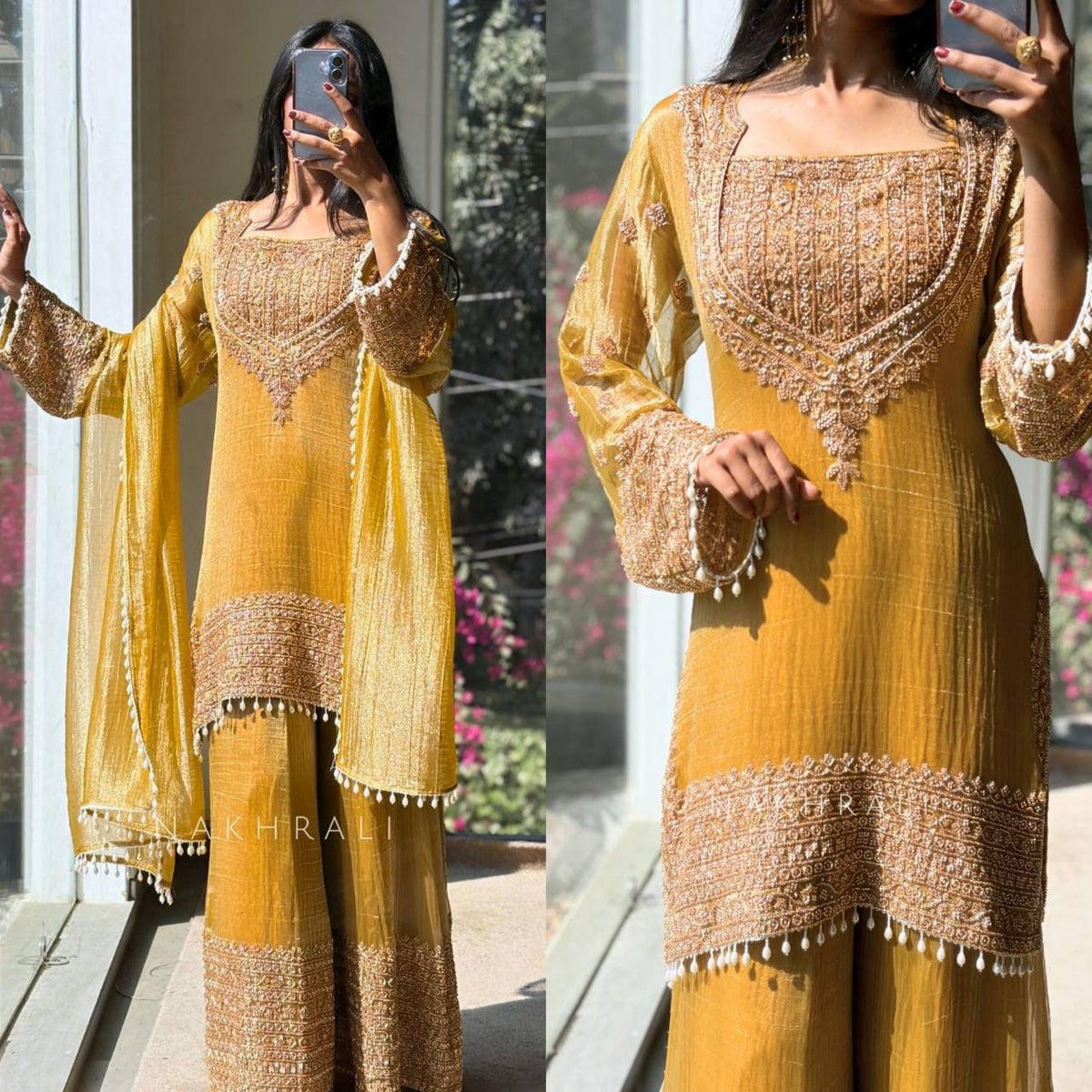 Tehzeeb Luxe Kurta Sharara Set
