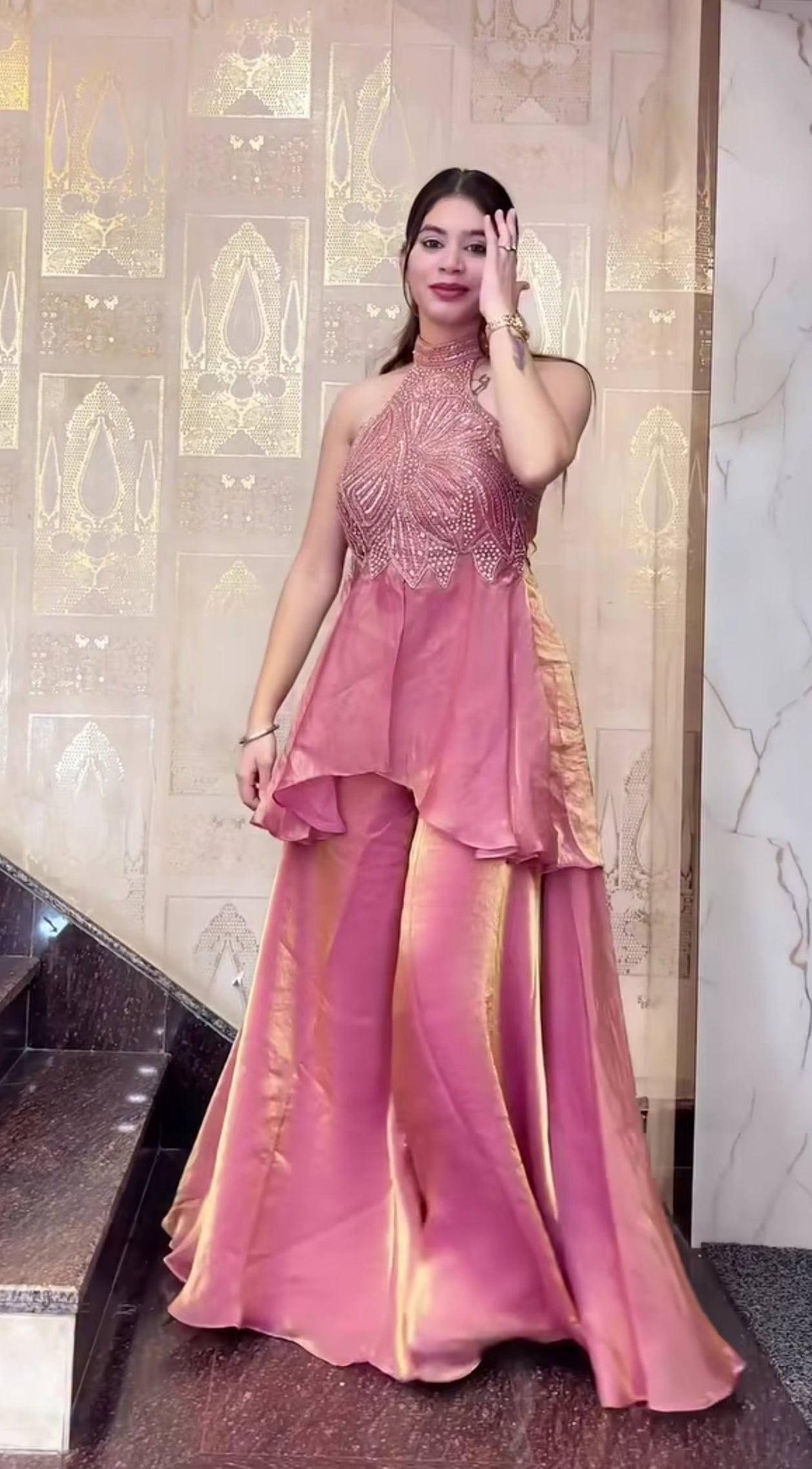 Zireva Moti Grace Sharara Set