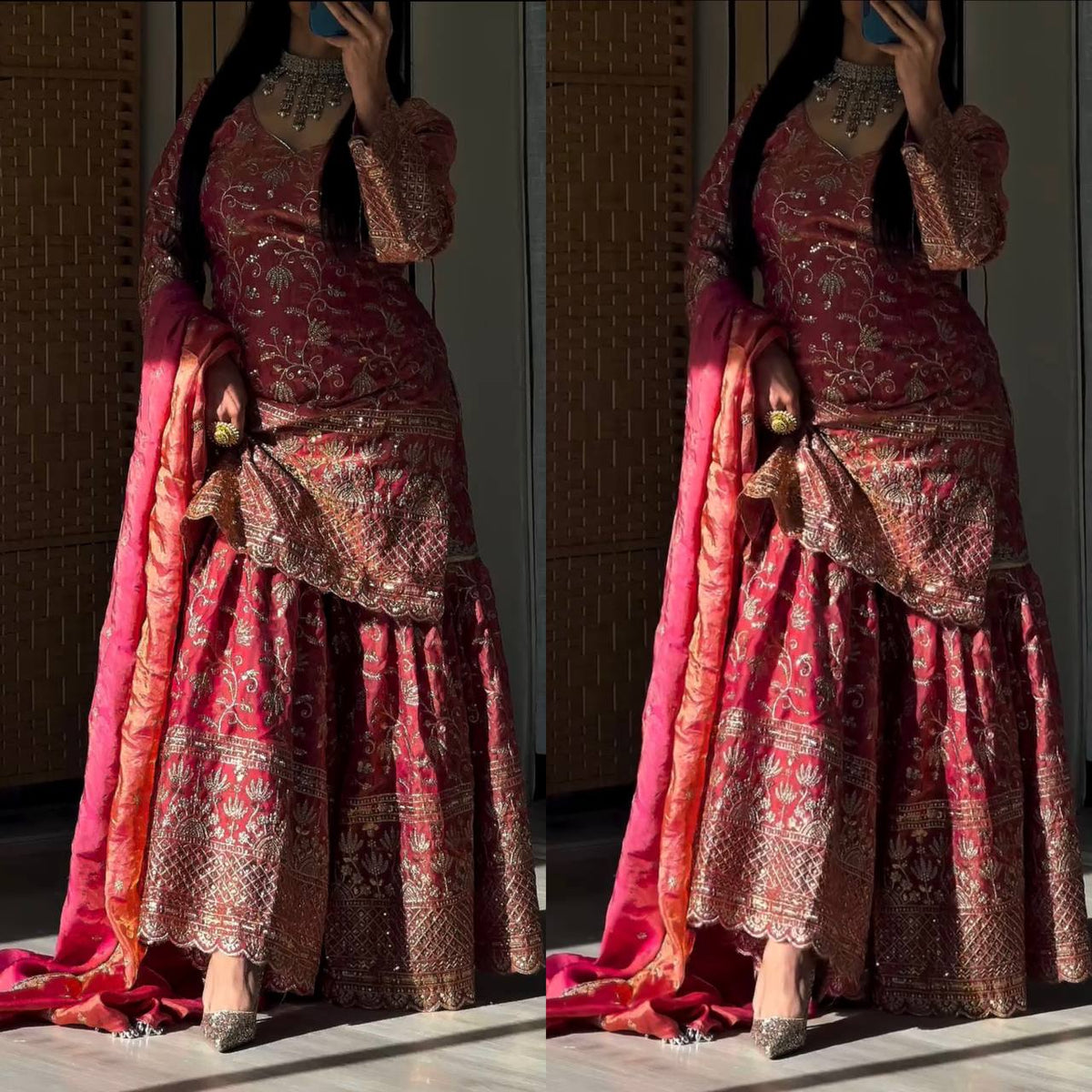Zyvella Shine Sharara Set